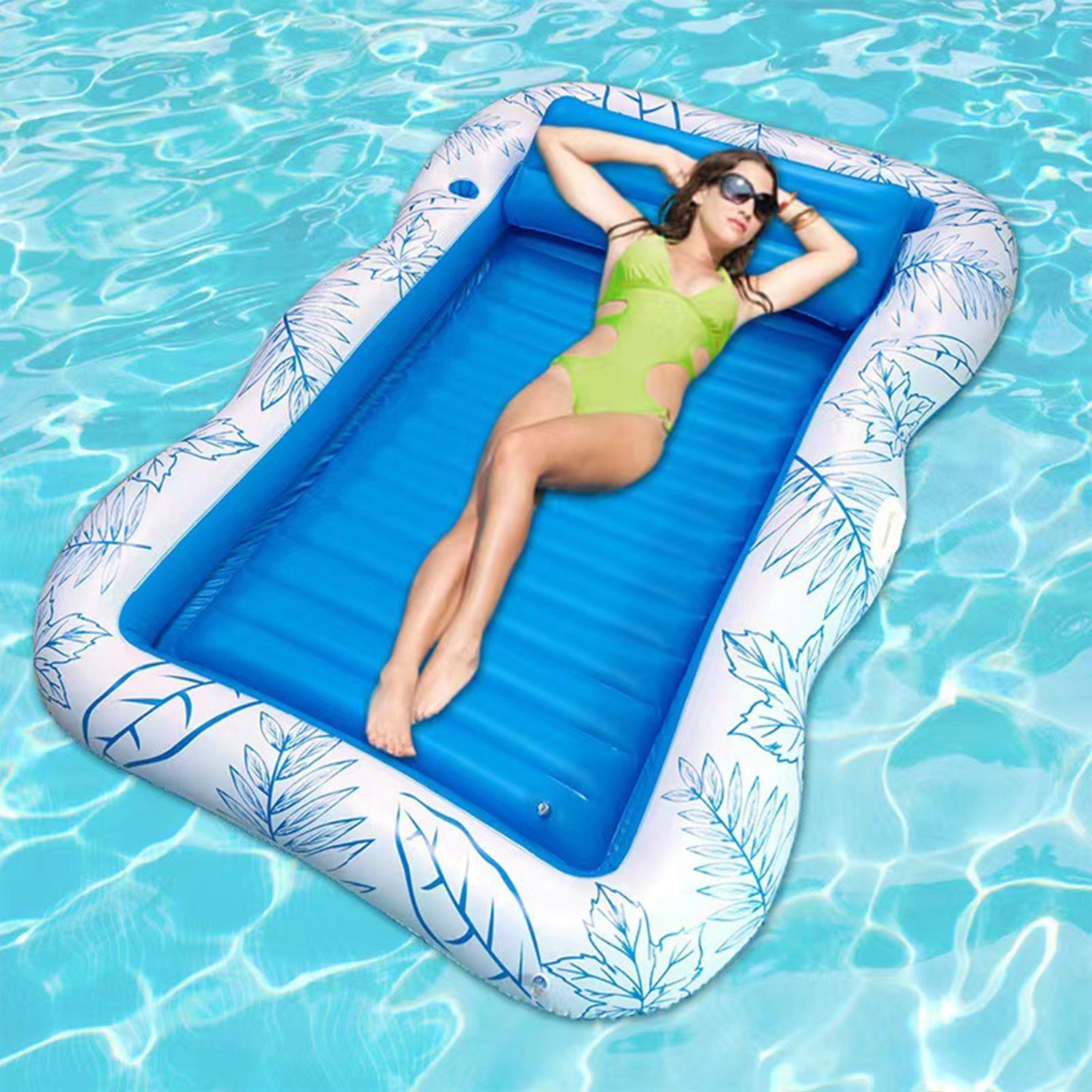 Bathtub Pillow Inflatable - Inflatable Tanning Pool Blow up Sunbathing
