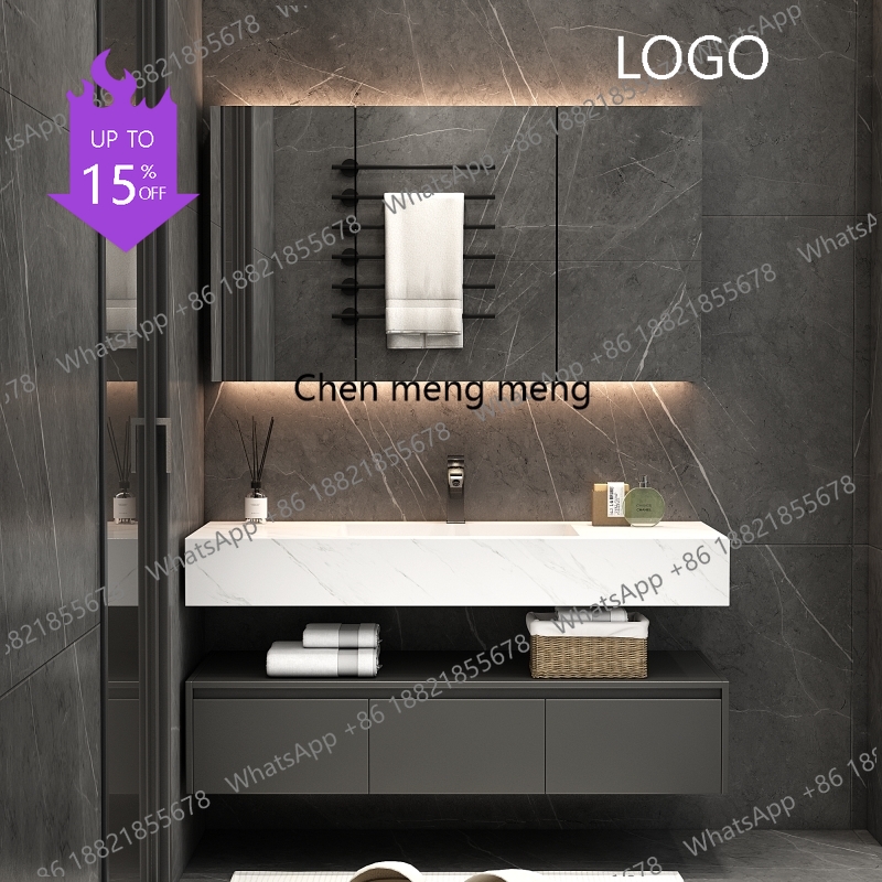 Home Bathroom Vanity Combo - D80 White Skincare Bathroom Cabinet Perfume