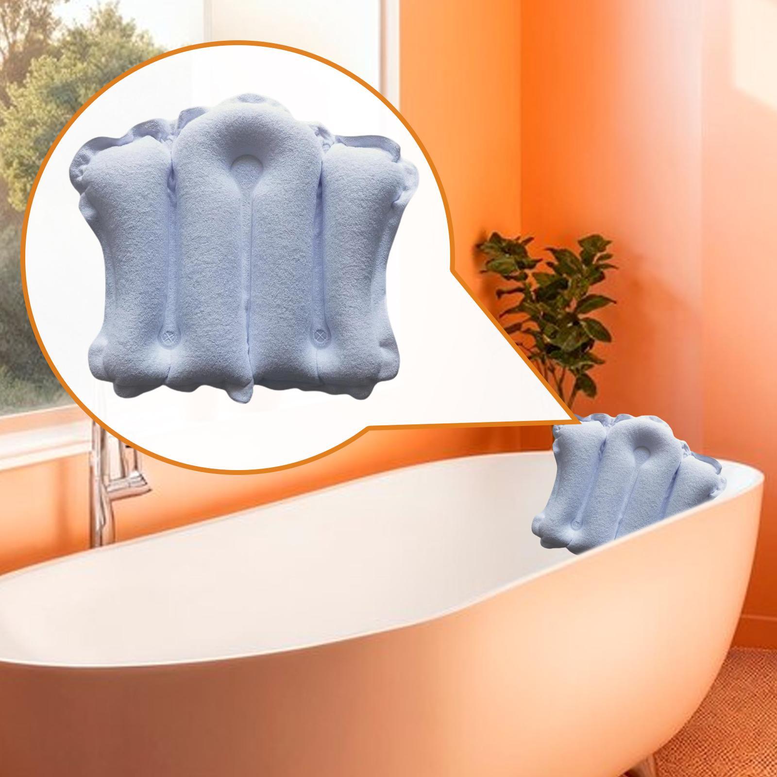 Bathtub Pillow Inflatable - Inflatable Bath Pillow Waterproof SPA Bathtub