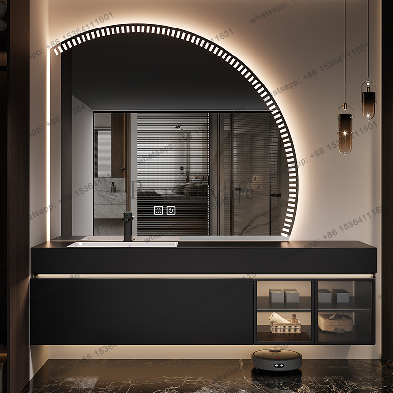 Home Bathroom Vanity Combo - LJYOrganizer Perfume Bathroom Cabinet Wall Buffet