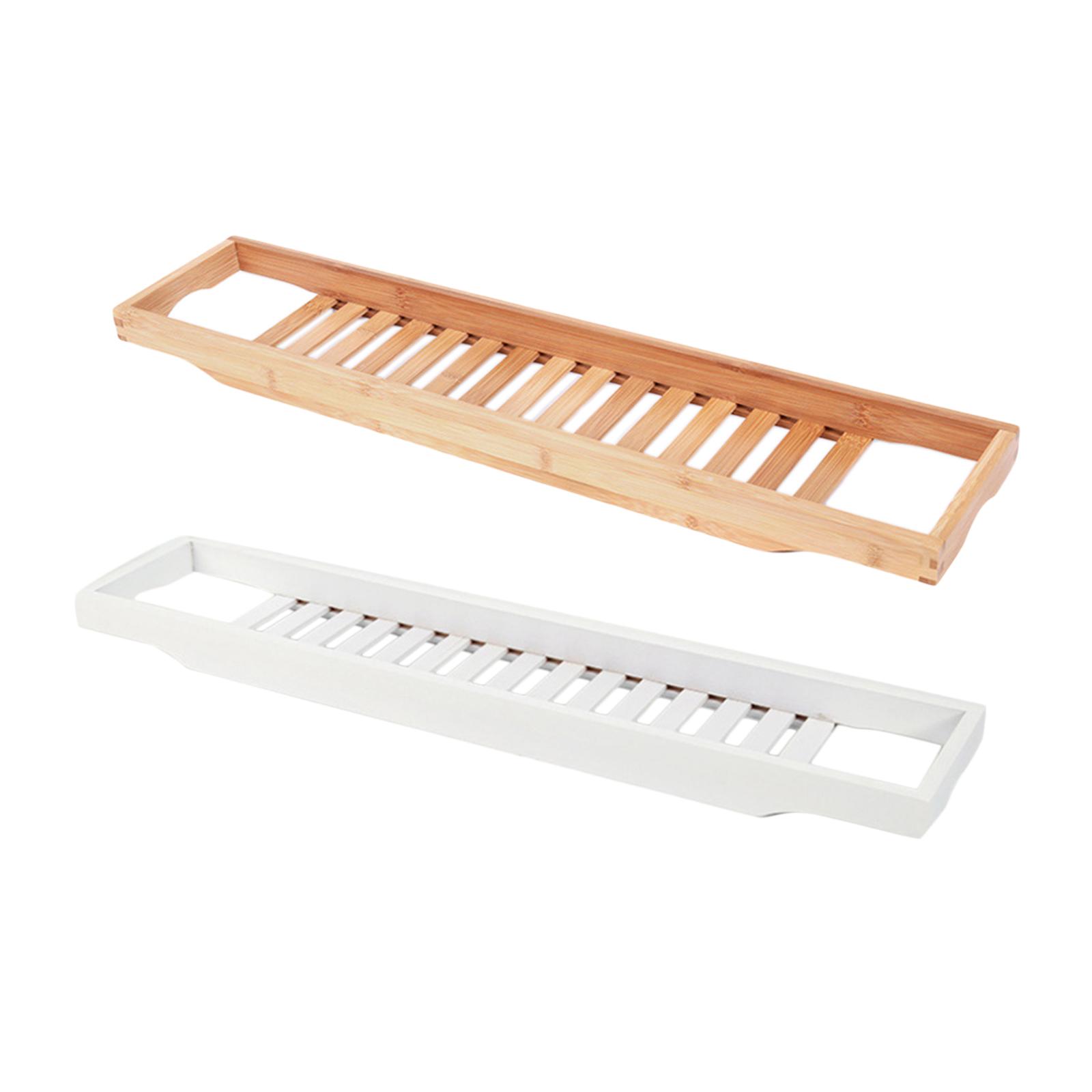 Bath Caddy Tray - Bamboo Bathtub Caddy Tray Shower Soap