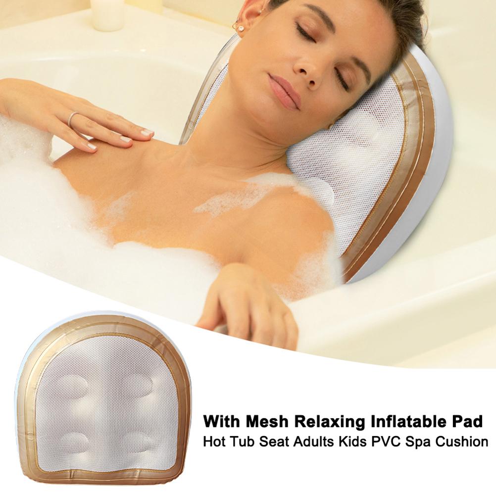Bathtub Pillow Inflatable - Spa Cushion Bath Pillows Spa Bathtub