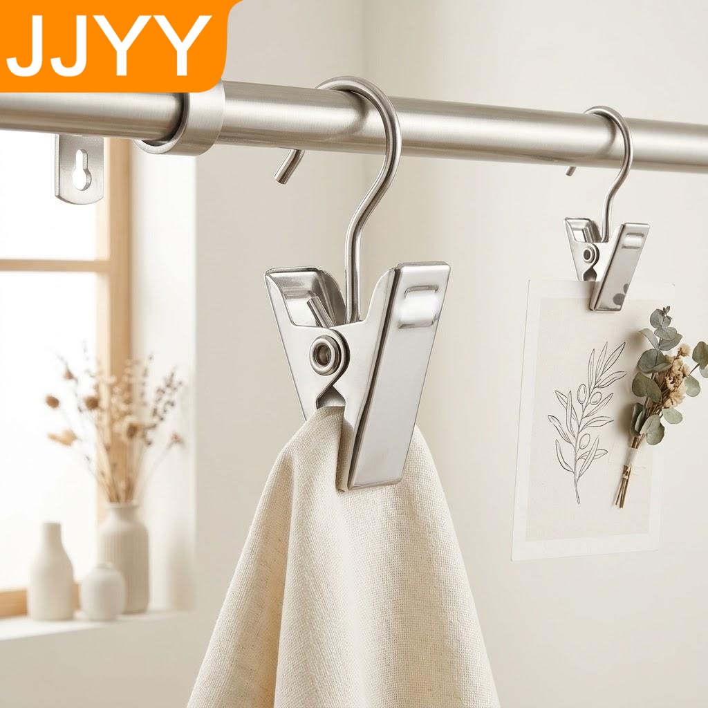 Home Hardware Bathroom Accessories - Thick Hanging Curtain Clips 5 Pack