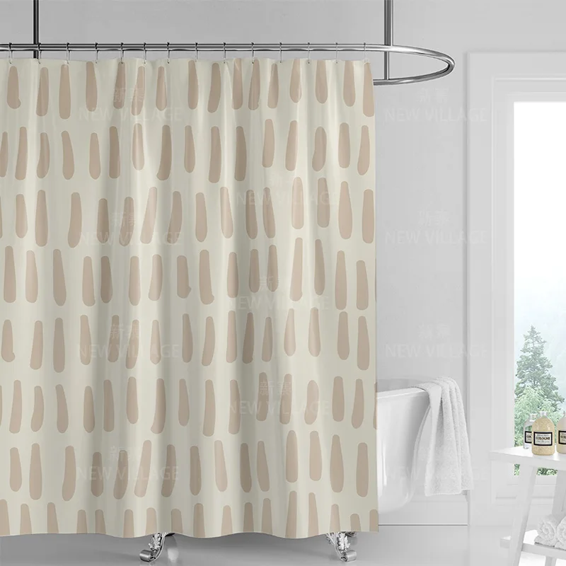 Abstract Geometric Graffiti Sh - Shower Curtain Liner recension och pris