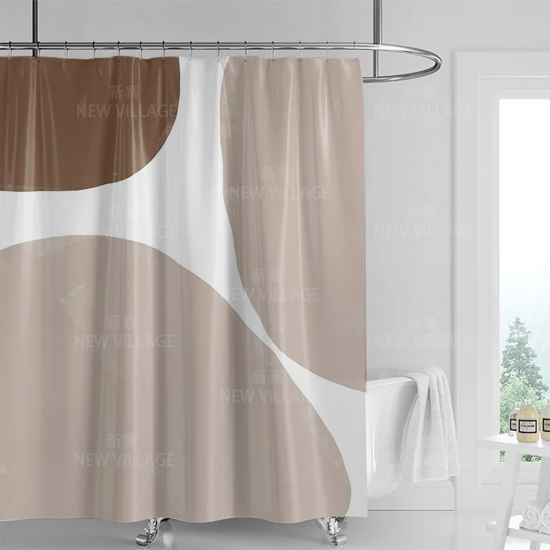 Abstract Geometric Graffiti Sh - Shower Curtain Liner recension och pris