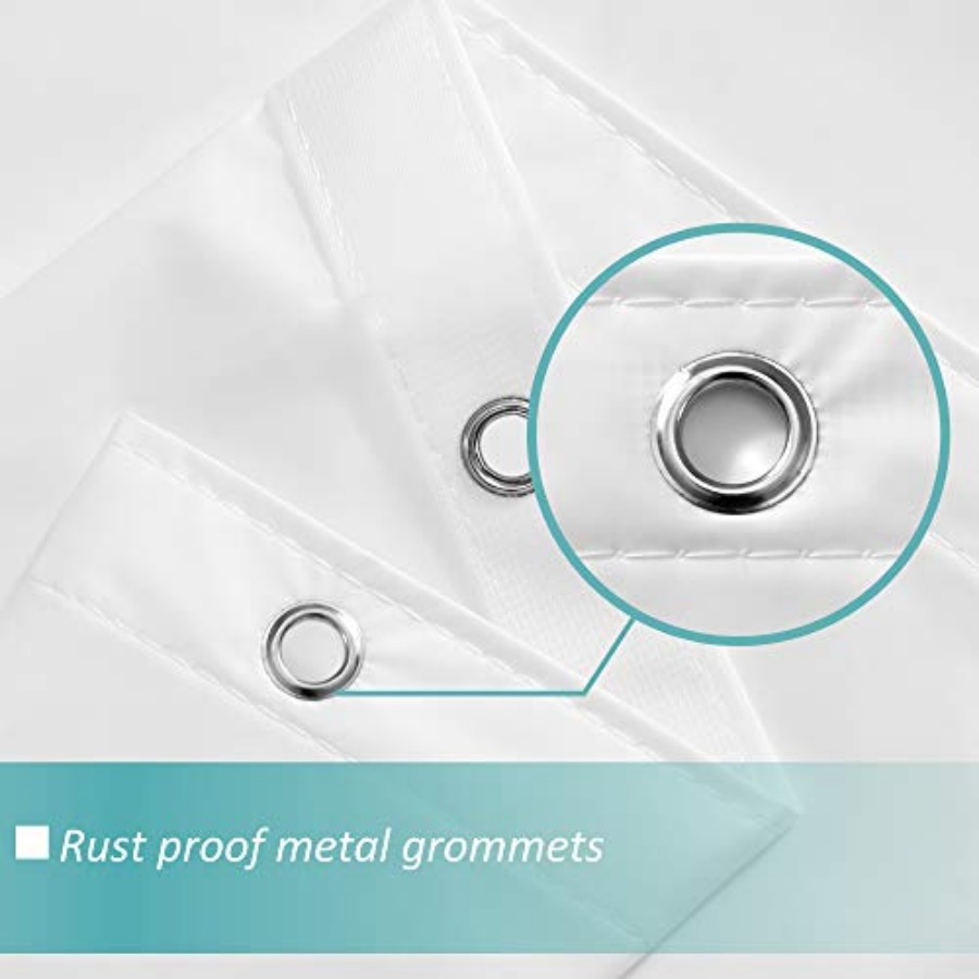 White Shower Curtain Liner wit - Shower Curtain Liner recension och pris