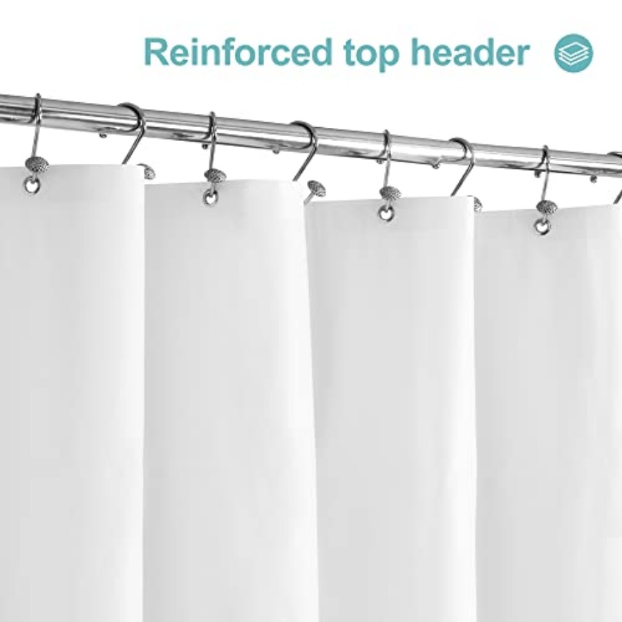 White Shower Curtain Liner wit - Shower Curtain Liner recension och pris