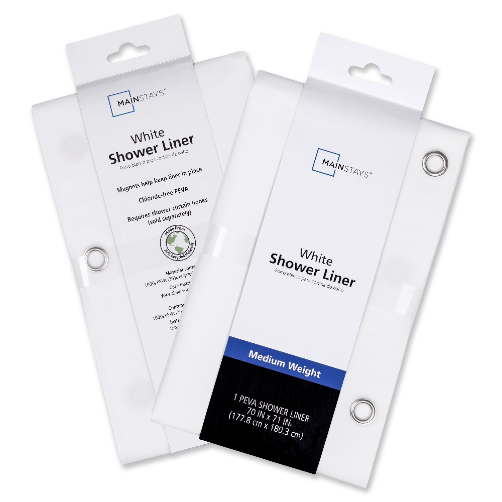 Medium Weight Waterproof Showe - Shower Curtain Liner recension och pris