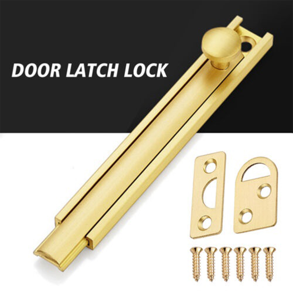 1 Set Barn Slide Bolt Door Lat - Home Hardware Bathroom Accessories recension och pris
