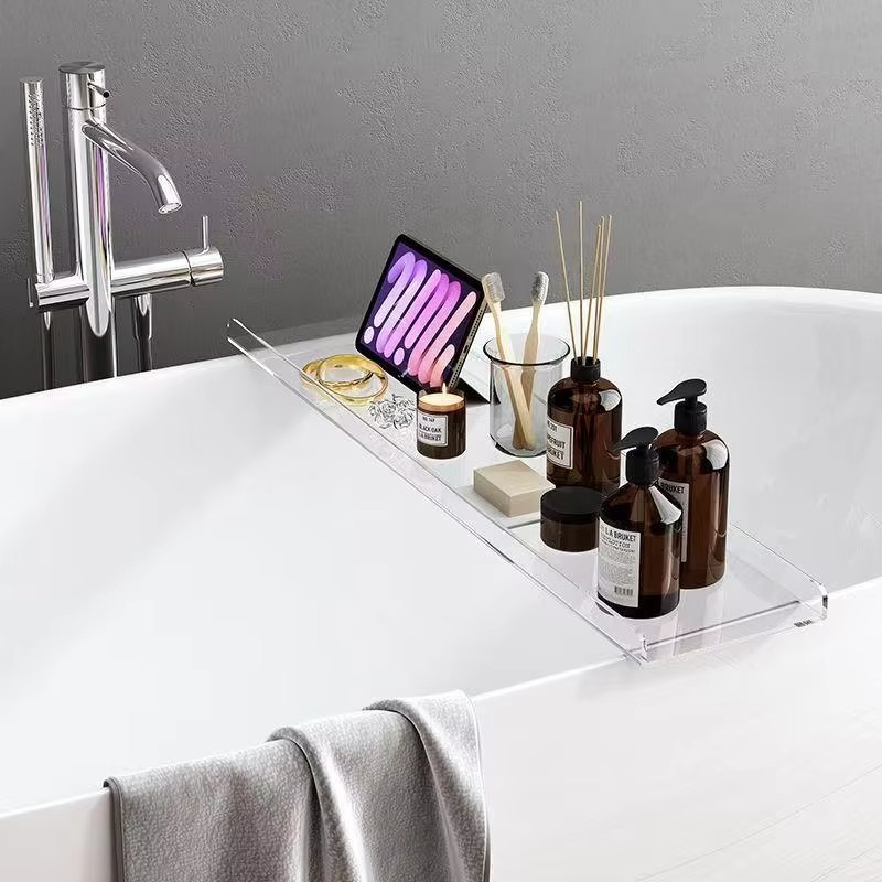 Acrylic Bathtub Caddy with Pho - Bath Caddy Tray recension och pris