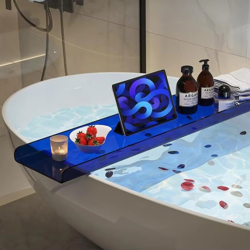 Acrylic Bathtub Caddy with Pho - Bath Caddy Tray recension och pris