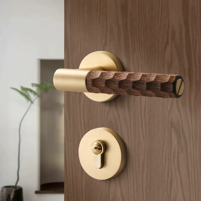 Wooden Door Handle Zinc Silent - Home Hardware Bathroom Accessories recension och pris