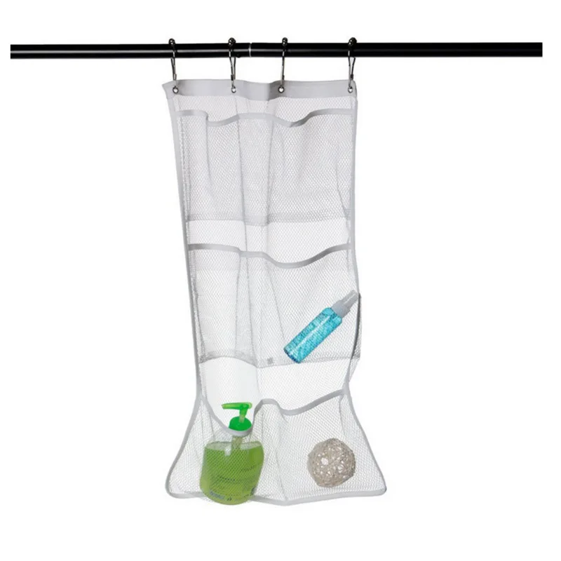 1 Set 6Packet Quick Dry Mesh P - Shower Curtain Liner recension och pris