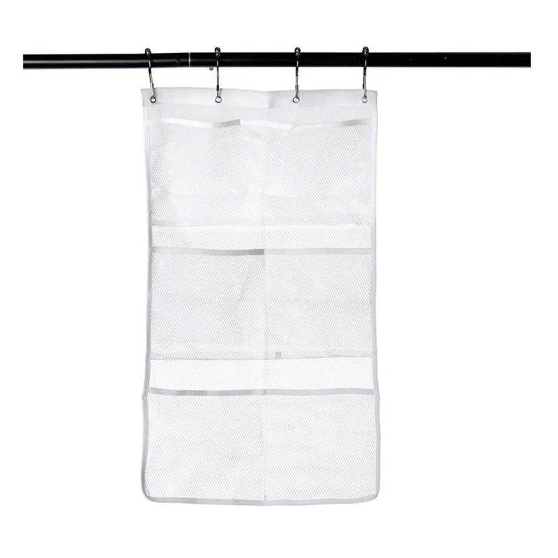 1 Set 6Packet Quick Dry Mesh P - Shower Curtain Liner recension och pris