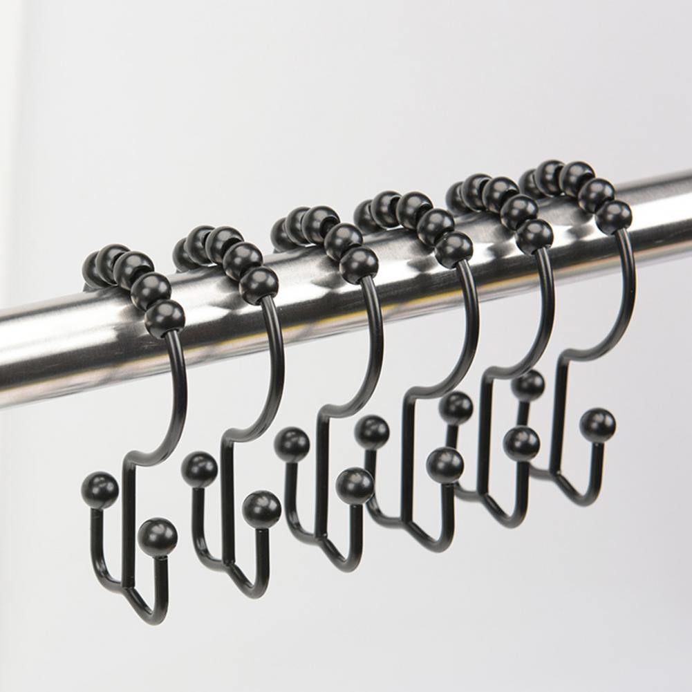 12pc Metal Shower Curtain Ring - Shower Curtain Liner recension och pris