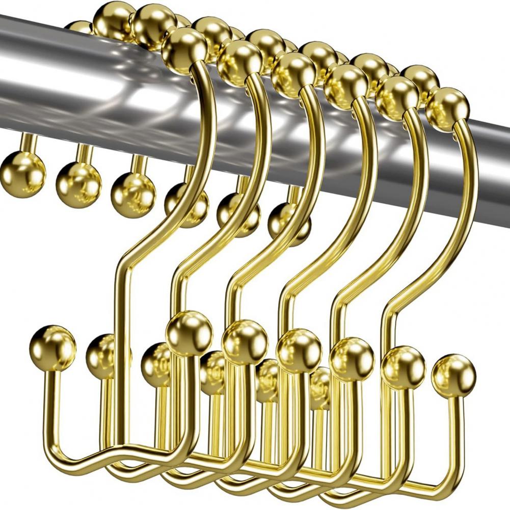 12pc Metal Shower Curtain Ring - Shower Curtain Liner recension och pris