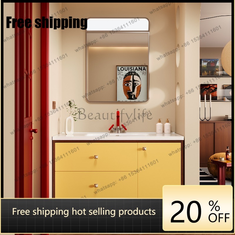 LJY Sink Wall Bathroom Cabinet - Home Bathroom Vanity Combo recension och pris