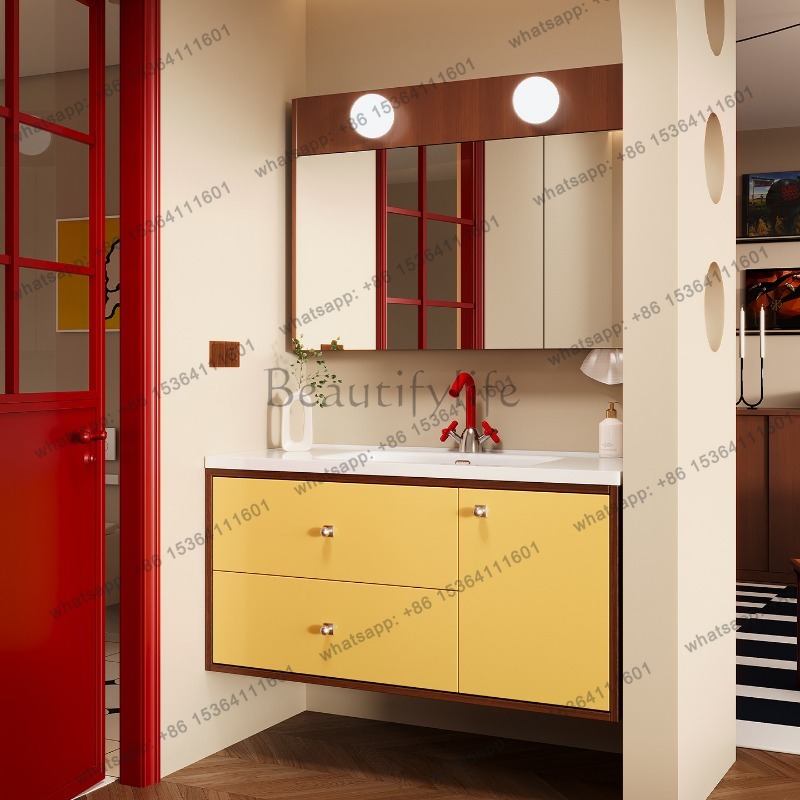 LJY Sink Wall Bathroom Cabinet - Home Bathroom Vanity Combo recension och pris