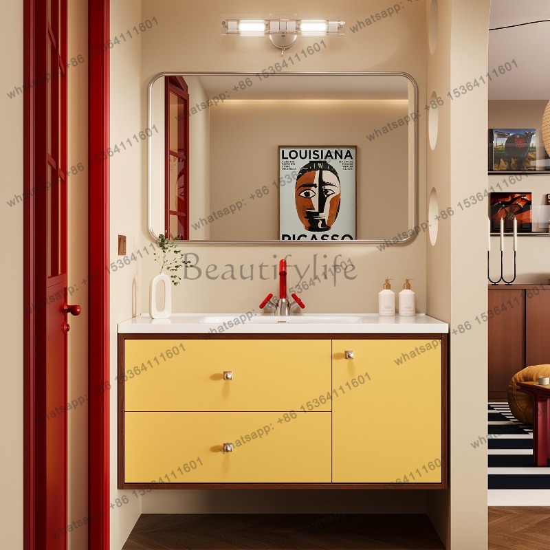 LJY Sink Wall Bathroom Cabinet - Home Bathroom Vanity Combo recension och pris