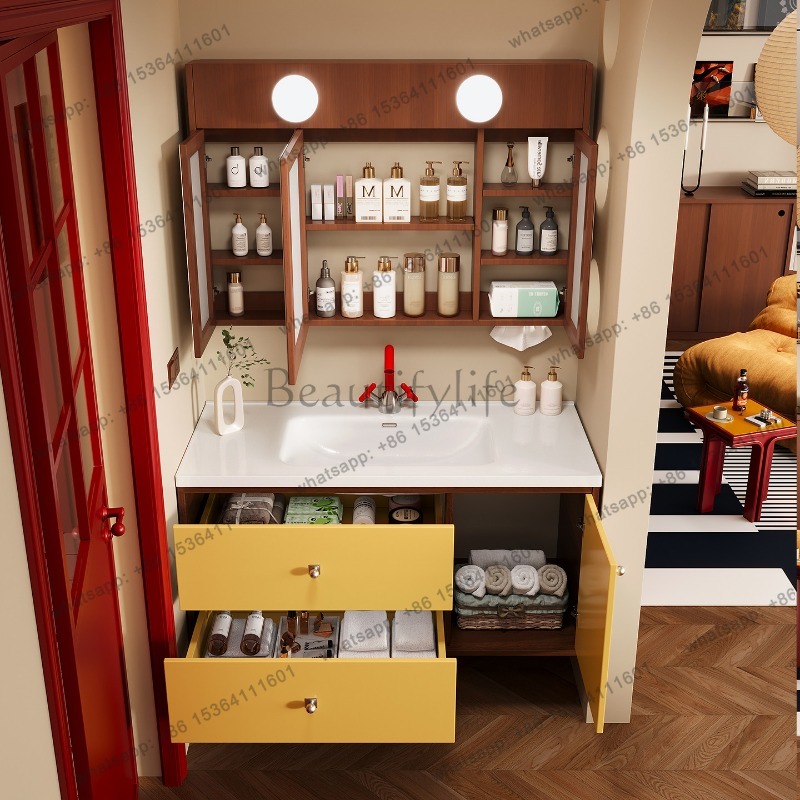 LJY Sink Wall Bathroom Cabinet - Home Bathroom Vanity Combo recension och pris