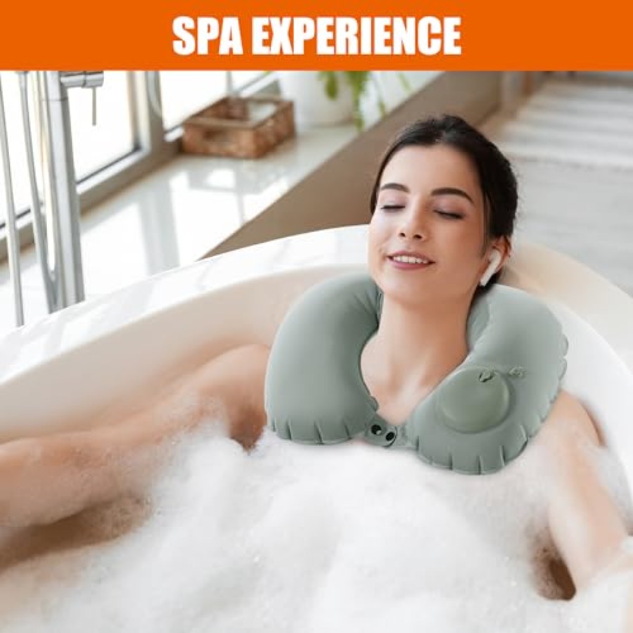 Inflatable Bath Neck Pillows f - Bathtub Pillow Inflatable recension och pris