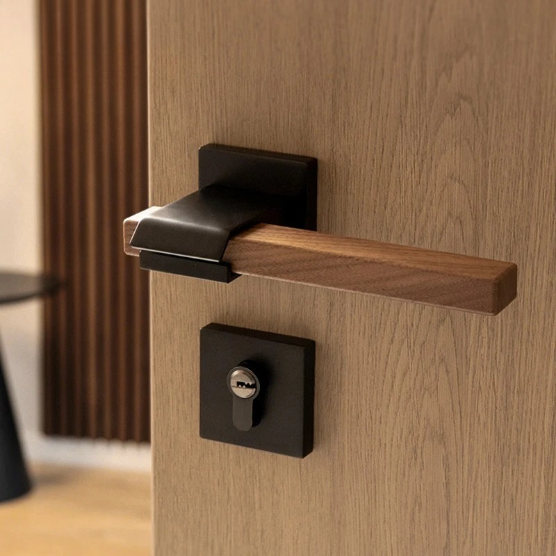 Walnut Door Handle Indoor Meta - Home Hardware Bathroom Accessories recension och pris