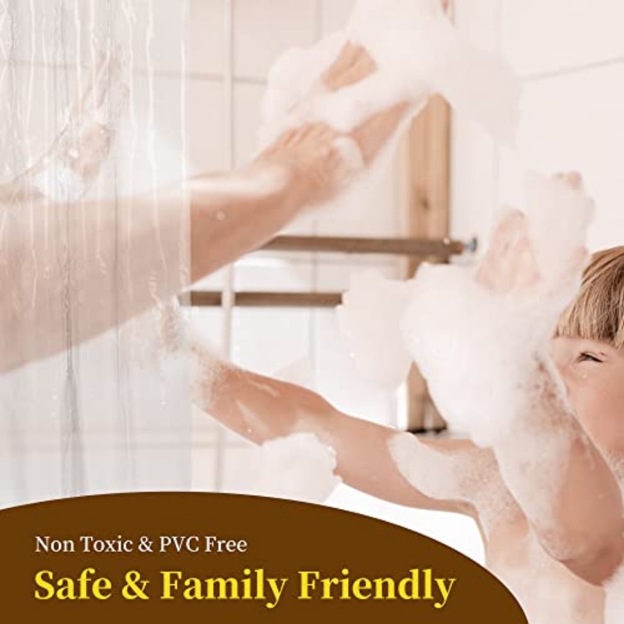 Frosted Shower Curtain Liner - - Shower Curtain Liner recension och pris