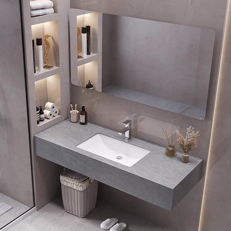 Modern Display Bathroom Cabine - Home Bathroom Vanity Combo recension och pris