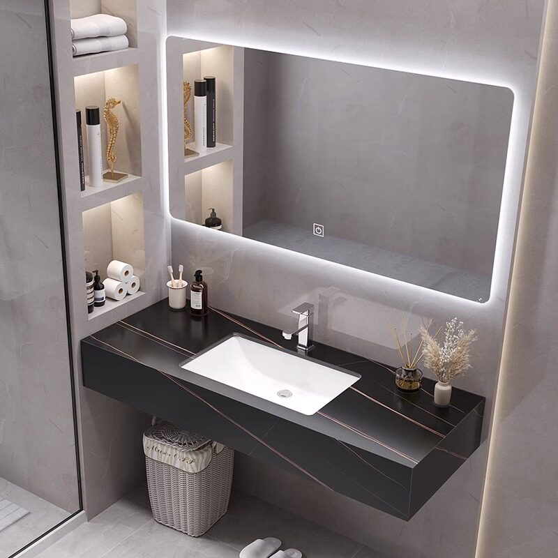 Modern Display Bathroom Cabine - Home Bathroom Vanity Combo recension och pris