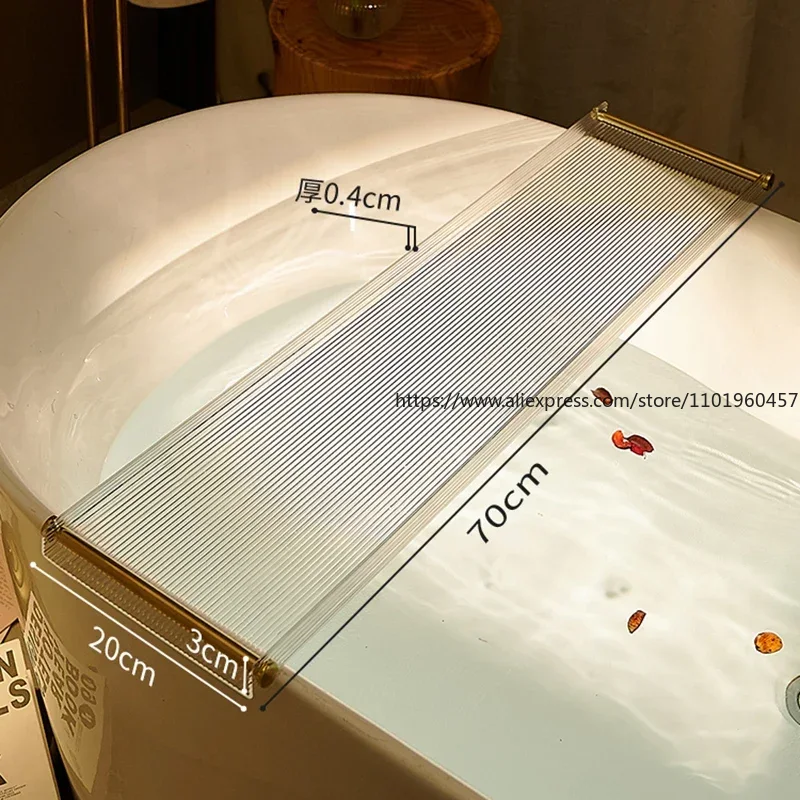 Luxury Acrylic Bathtub Trays S - Bath Caddy Tray recension och pris