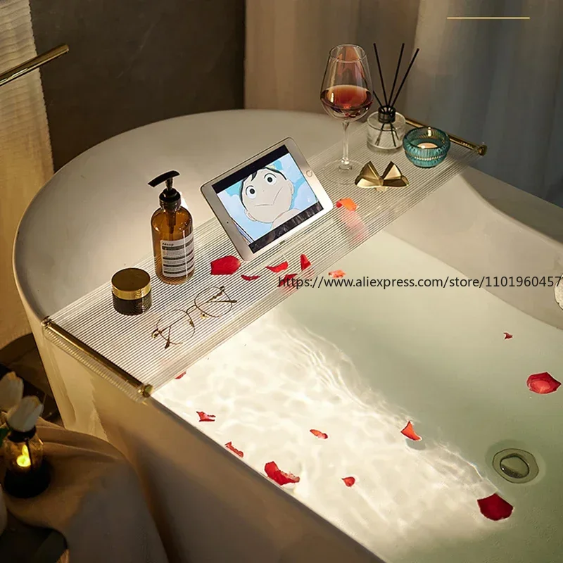 Luxury Acrylic Bathtub Trays S - Bath Caddy Tray recension och pris