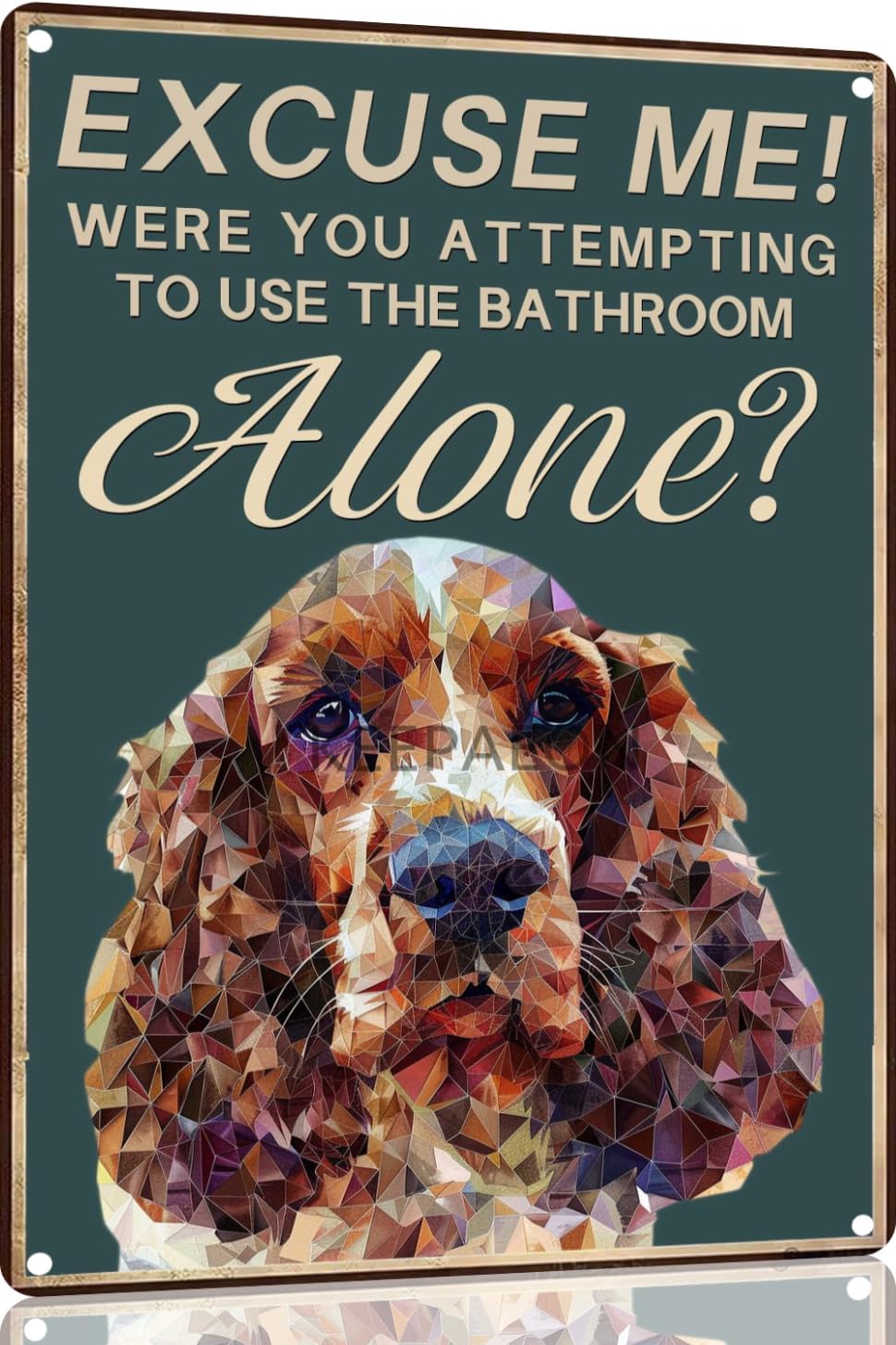 Cocker Spaniel Dog Bathroom Wa - Home Alone Bathroom recension och pris