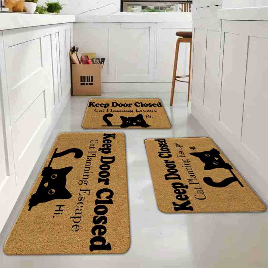 1/2/3Pcs Flannel Kitchen Mat—F - Home Bathroom Plan recension och pris