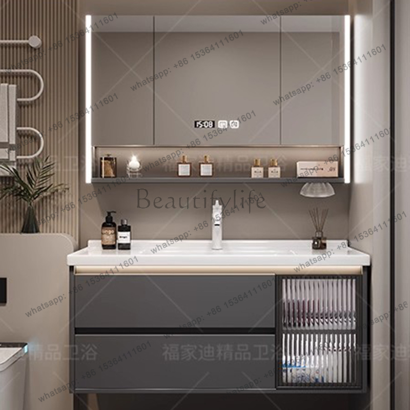 X4  Modern Luxury Bathroom Cab - Home Bathroom Vanity Combo recension och pris