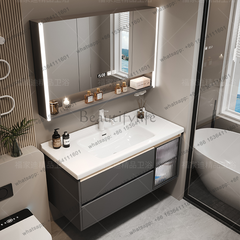 X4  Modern Luxury Bathroom Cab - Home Bathroom Vanity Combo recension och pris