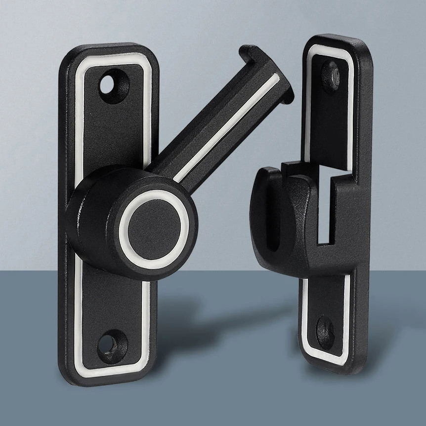 Black Luminous Barn Door Latch - Home Hardware Bathroom Accessories recension och pris