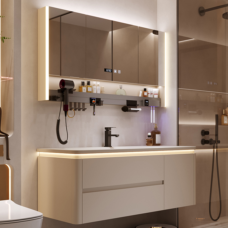 Modern Simple Bathroom Cabinet - Home Bathroom Vanity Combo recension och pris
