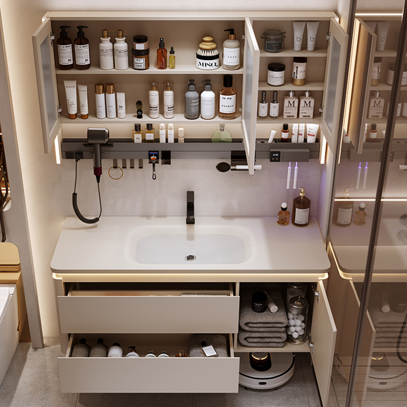 Modern Simple Bathroom Cabinet - Home Bathroom Vanity Combo recension och pris