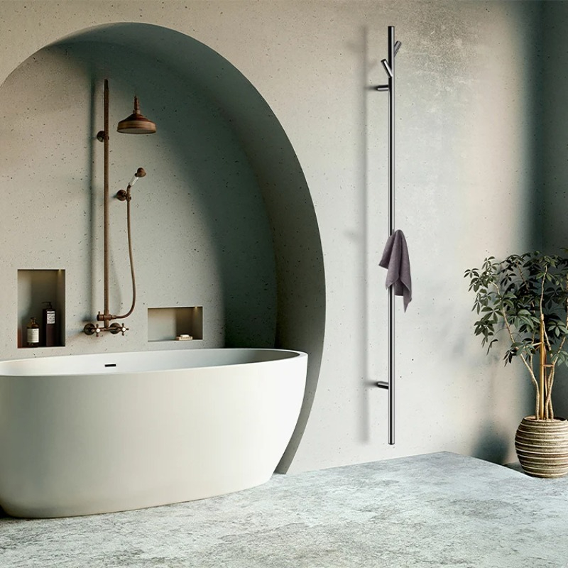 Modern Silver Stainless Steel  - Home Alone Bathroom recension och pris