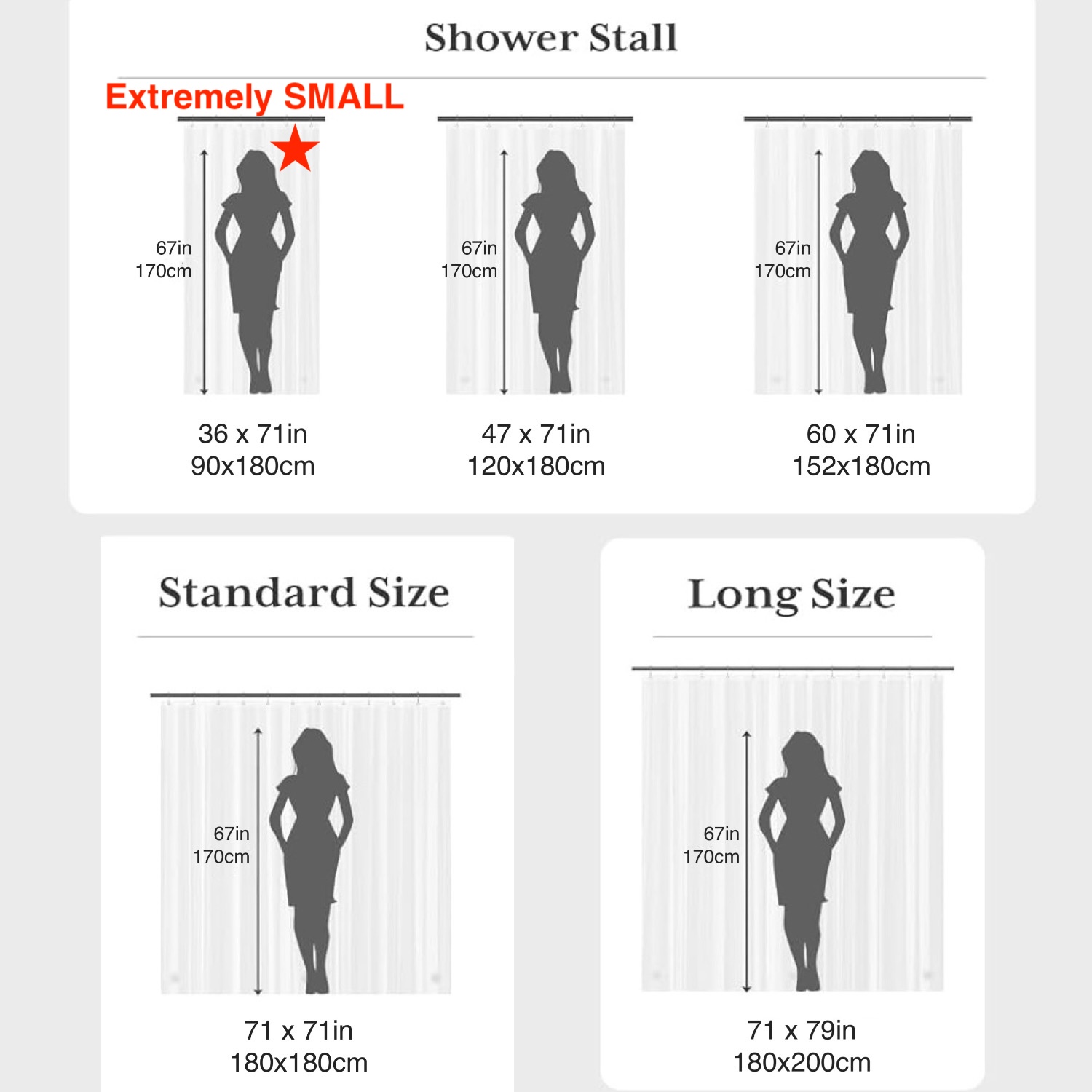 1pc Lightweight Waterproof Cle - Shower Curtain Liner recension och pris