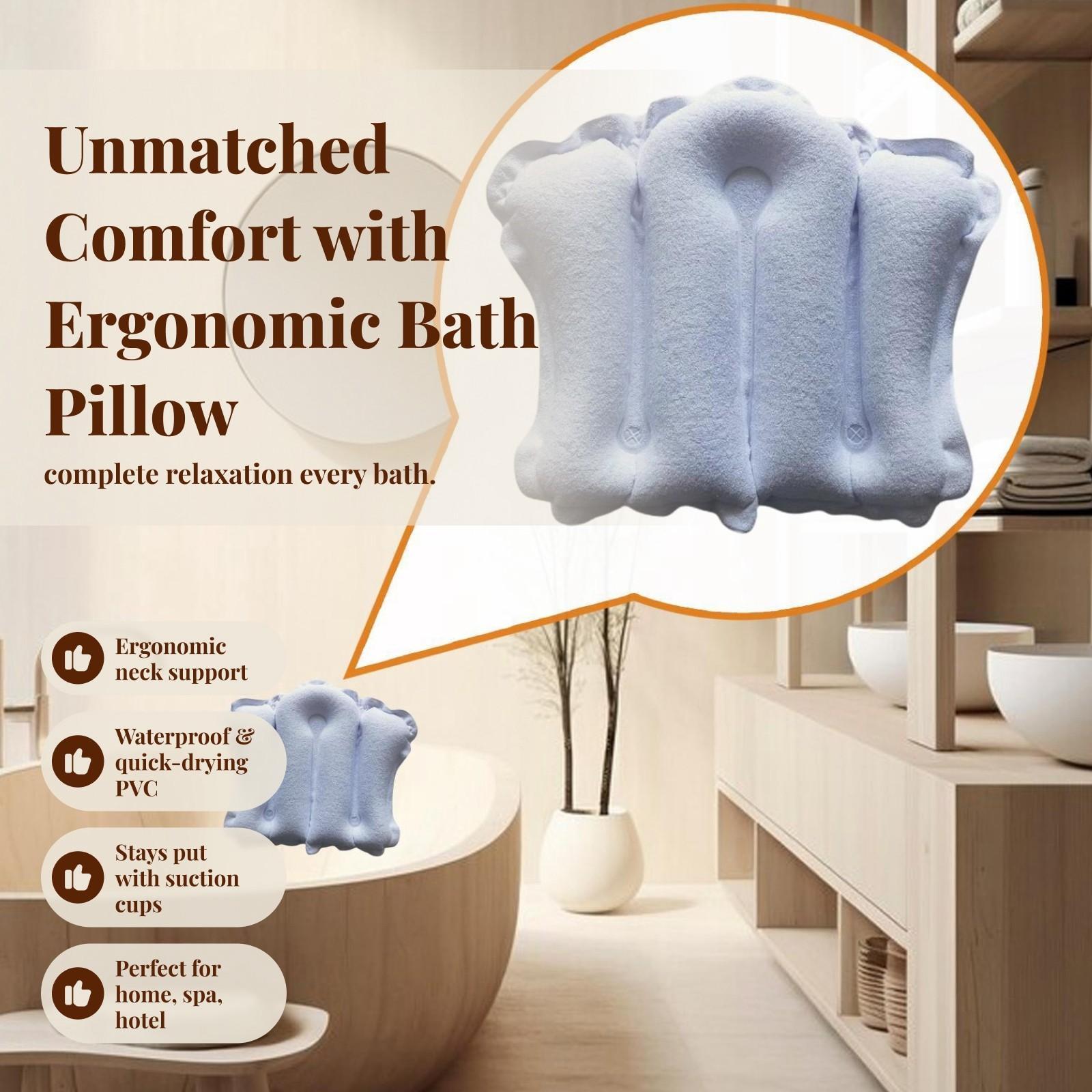 Inflatable Bath Pillow Non Sli - Bathtub Pillow Inflatable recension och pris