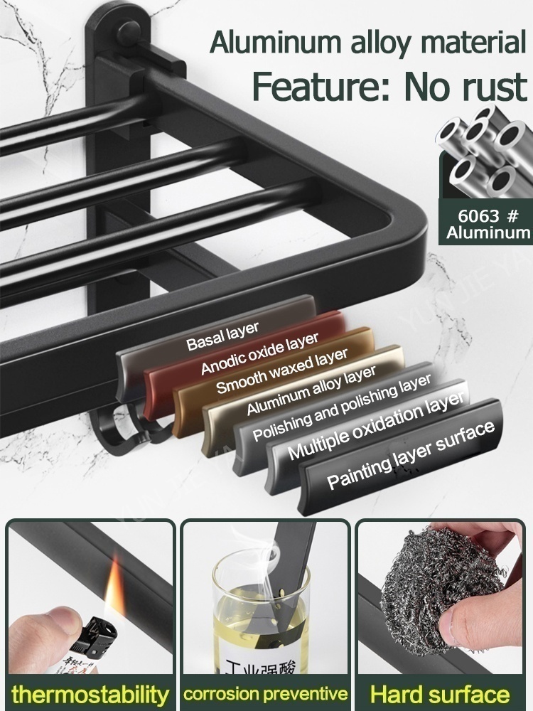 No Drill Bathroom Hardware Tow - Home Hardware Bathroom Accessories recension och pris