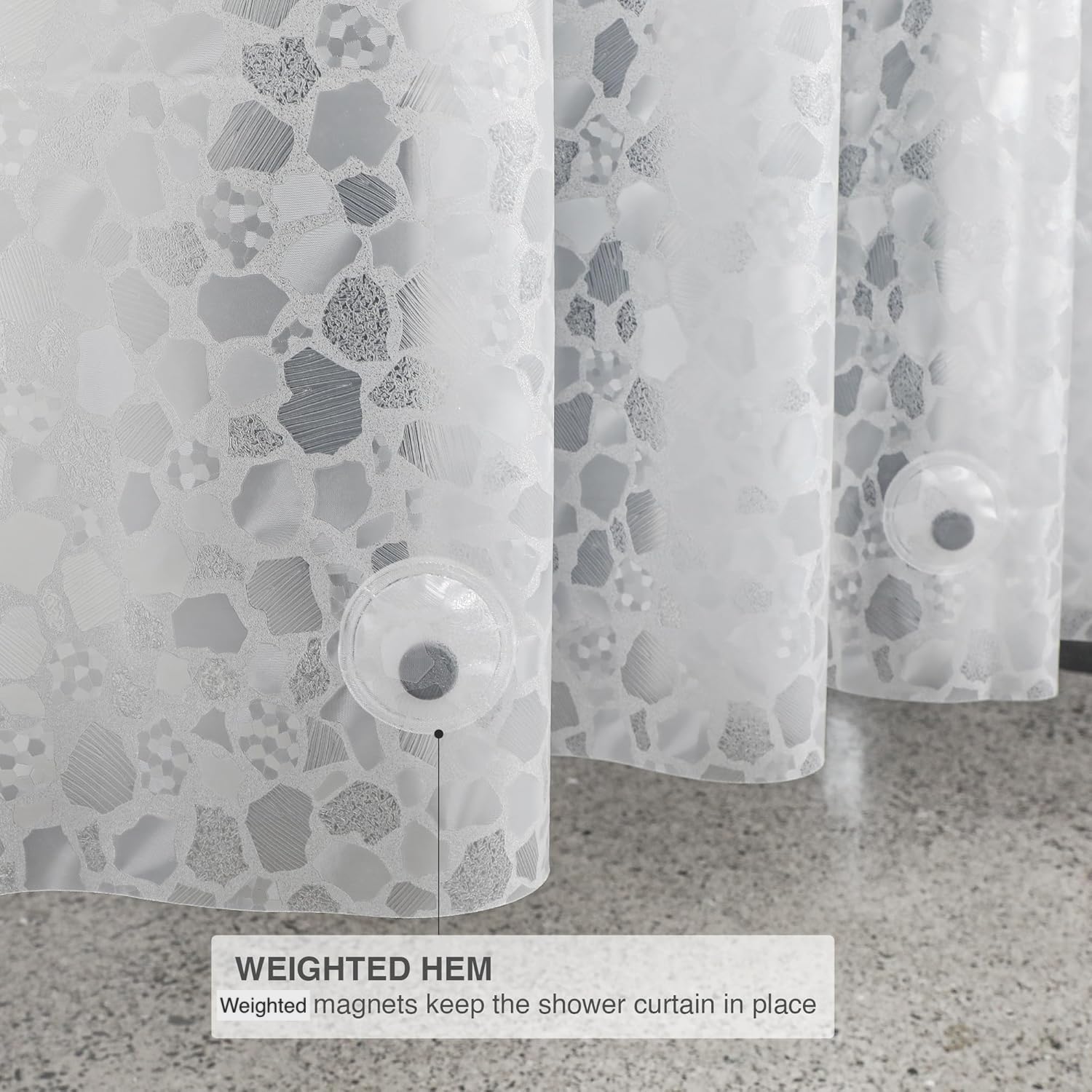 1pc Bathroom Shower Curtain Li - Shower Curtain Liner recension och pris