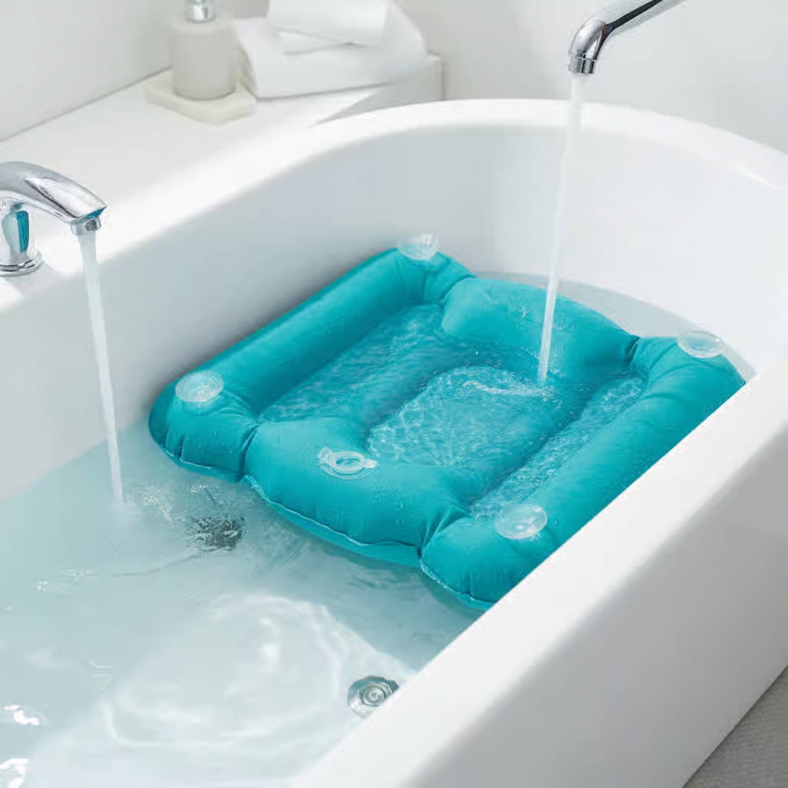 Bathtub Booster Pad Shimmery F - Bathtub Pillow Inflatable recension och pris