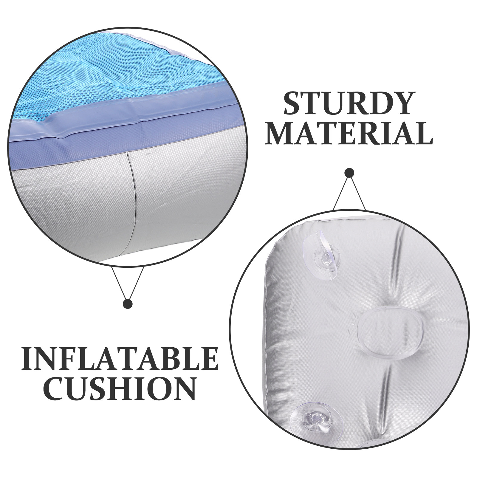 Multi Functional Inflatable Pi - Bathtub Pillow Inflatable recension och pris