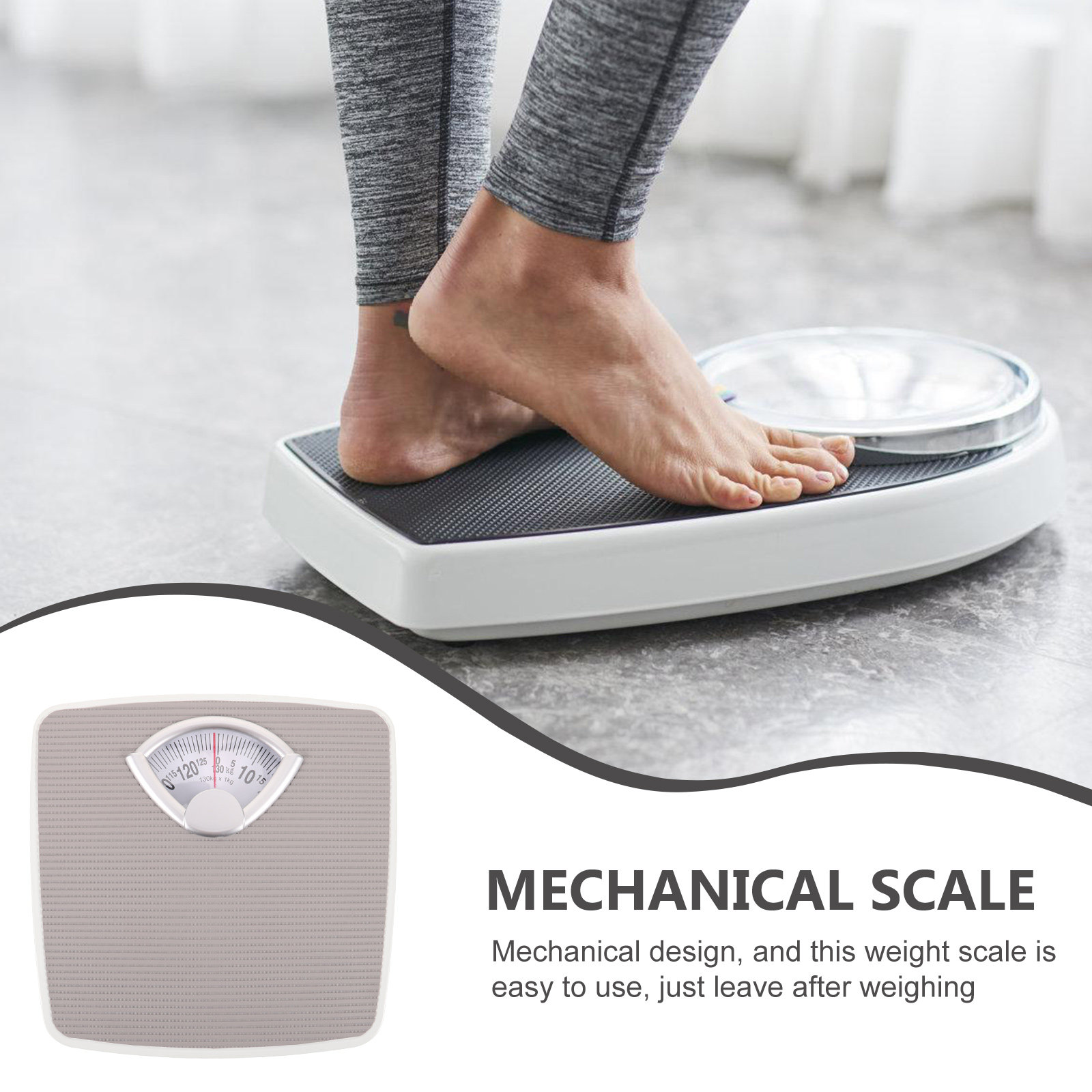 Mechanical Body Scale Dial Bat - Home Bathroom Scales recension och pris