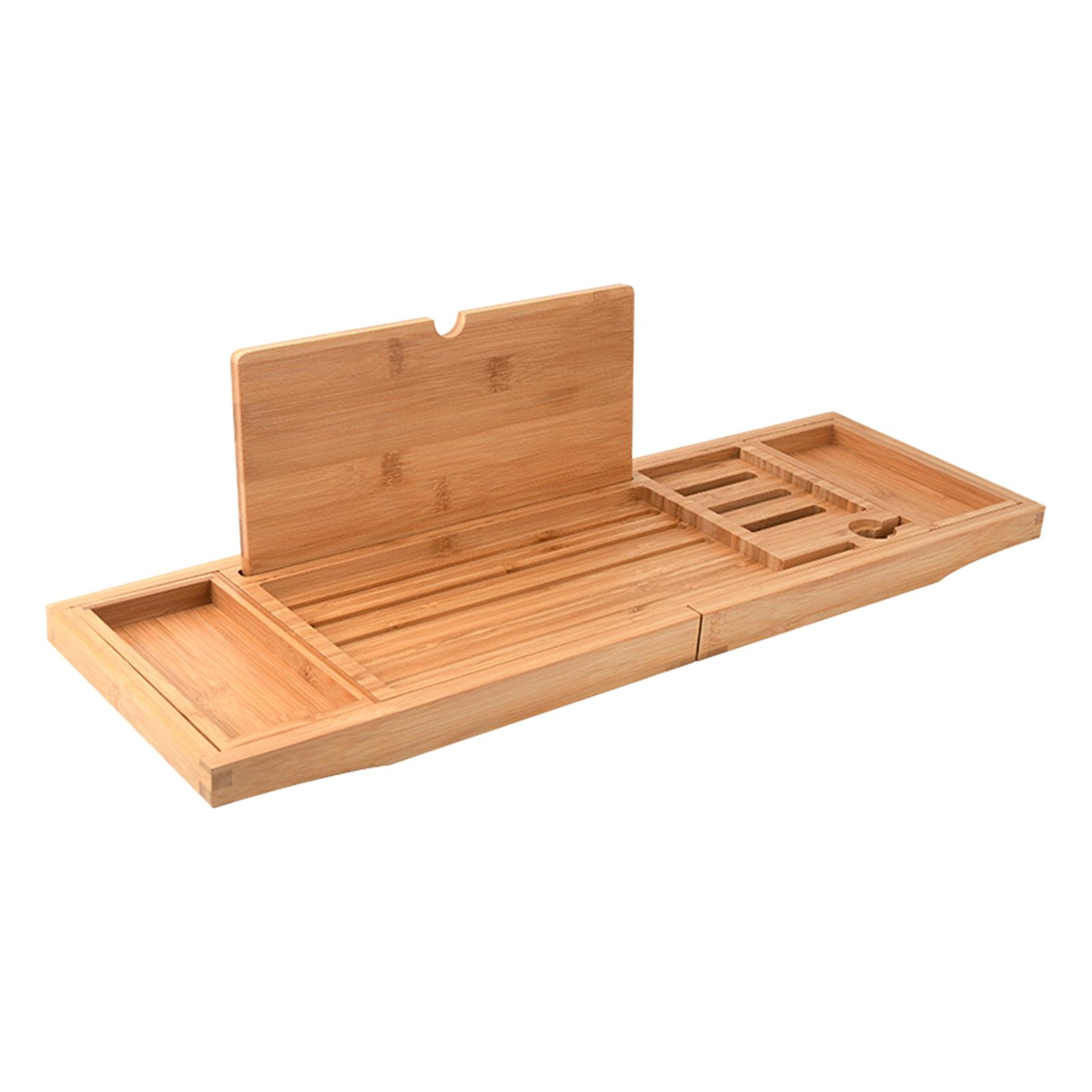 Bamboo Bathtub Caddy Tray Exte - Bath Caddy Tray recension och pris
