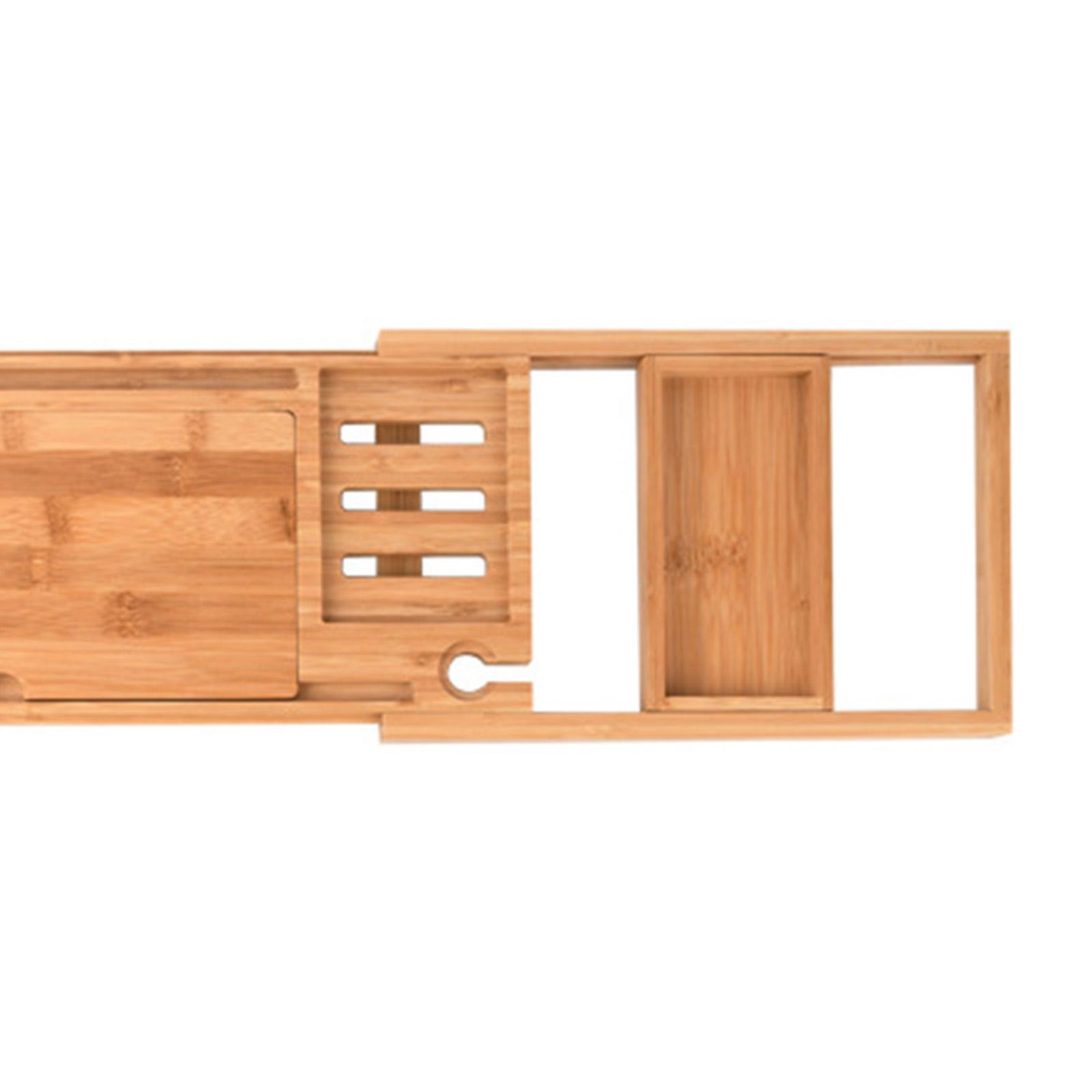 Bamboo Bathtub Caddy Tray Exte - Bath Caddy Tray recension och pris