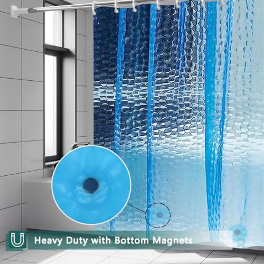 Blue Shower Curtain Liner, 100 - Shower Curtain Liner recension och pris