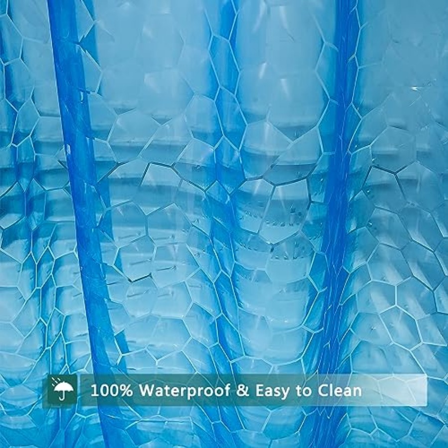 Blue Shower Curtain Liner, 100 - Shower Curtain Liner recension och pris